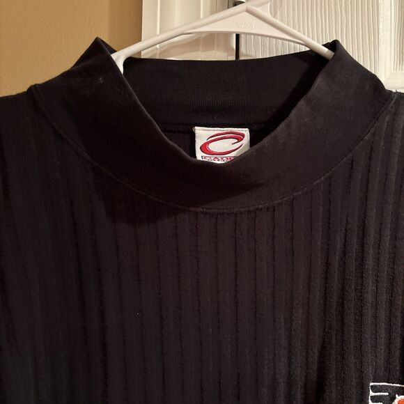 Vintage Philadelphia Flyers Cadre Athletic Turtleneck Men’s Large Black - Picture 3 of 6
